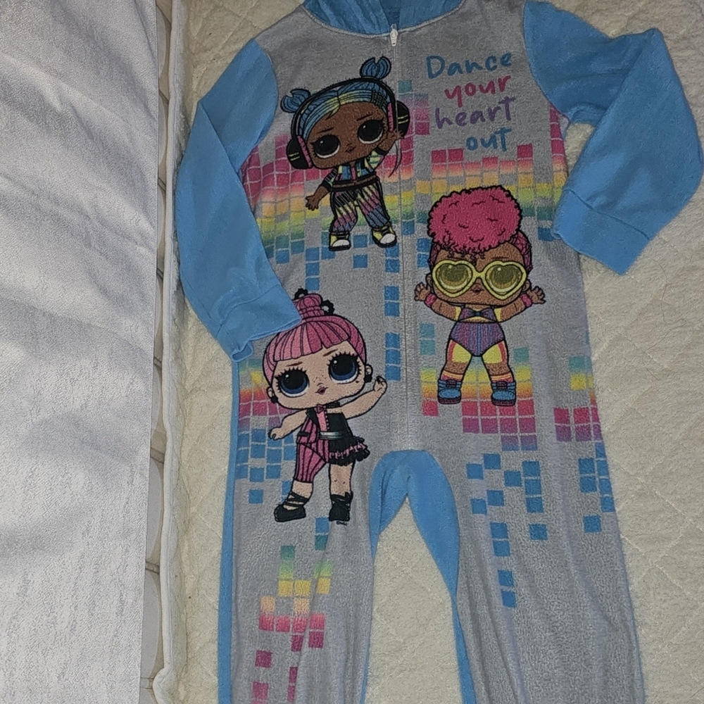 L.O.L. Surprise! Kids Footie - Blue and Pink - Picture 2 of 7